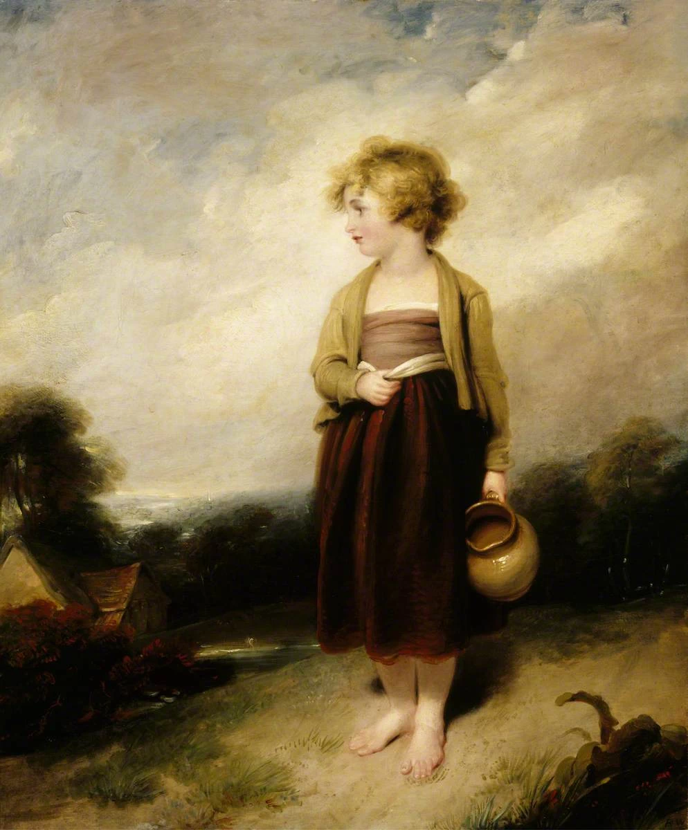Un bambino che va a prendere l'acqua - National Trust